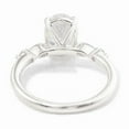 thumbnail image 3 of solitaire jewels 2.5CT Oval Moissanite Solitaire Engagement Ring For Women, 14K White Gold, 3 of 5