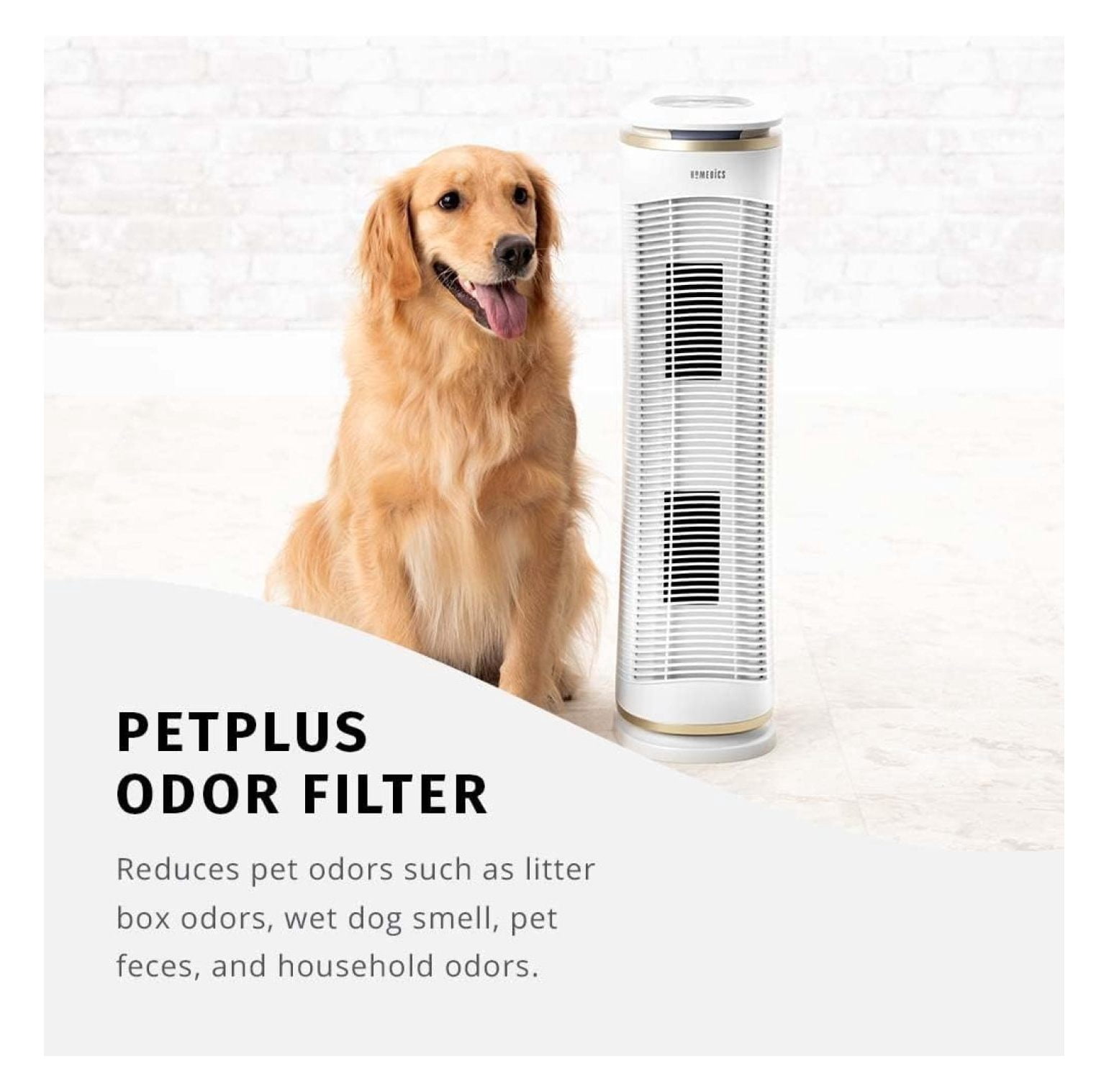 TotalClean PetPlus HEPA Filter Replacements - for AT-PET01 & AT-PET02 Air Purifiers - Pet Odor & Allergen Reduction - 2 Pack
