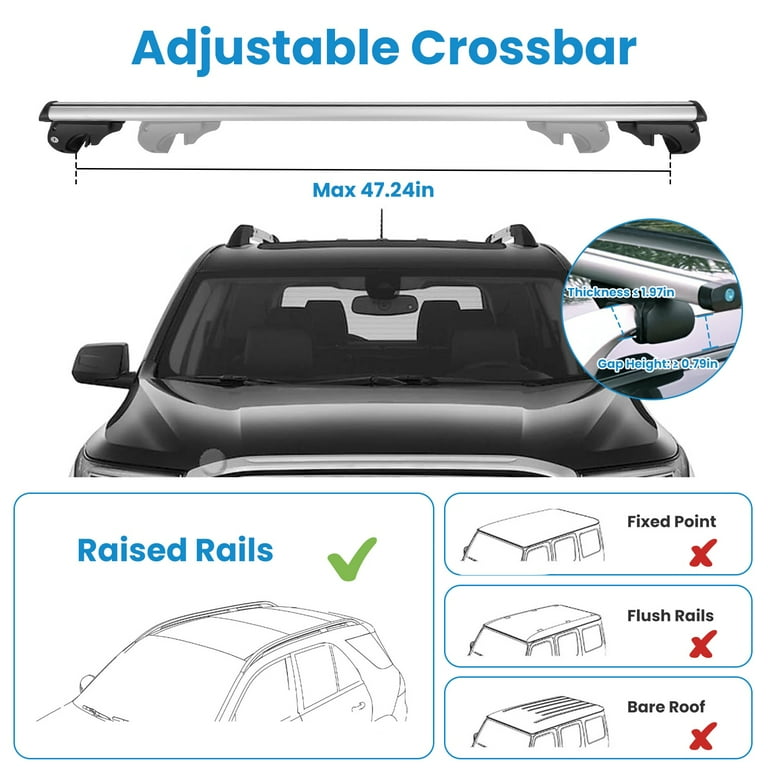 Rack Cross Bars Universal Fixed Point Roof Rack Roof Rack BMW G22