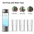 thumbnail image 4 of BOKYAN Portable Hydrogen Water Bottle 460ML SPE PEM Technology for Boosting Metabolism and Immunity USB Rechargeable Silver - 11.02 inches / 28.00 cm [cite: 12], 4 of 9