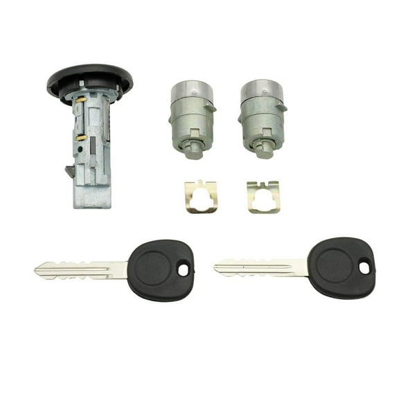 NOVAPARTS-Ignition Switch Lock Cylinder with Pair Front Door Lock Cylinder for Chevy Avalanche Silverado Suburban Tahoe GMC Sierra Yukon Cadillac Escalade H2 2003-2007 707835 706592 598007