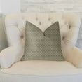 thumbnail image 2 of Plutus 24" x 24" Golden Clove Luxury Throw Pillow in Blue and Beige, 2 of 3