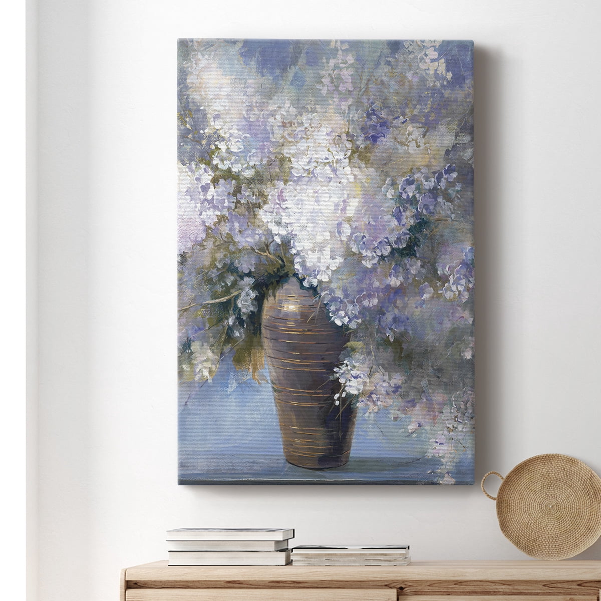 Lavender Explosion Revisited Premium Gallery Wrapped Canvas - Ready to Hang