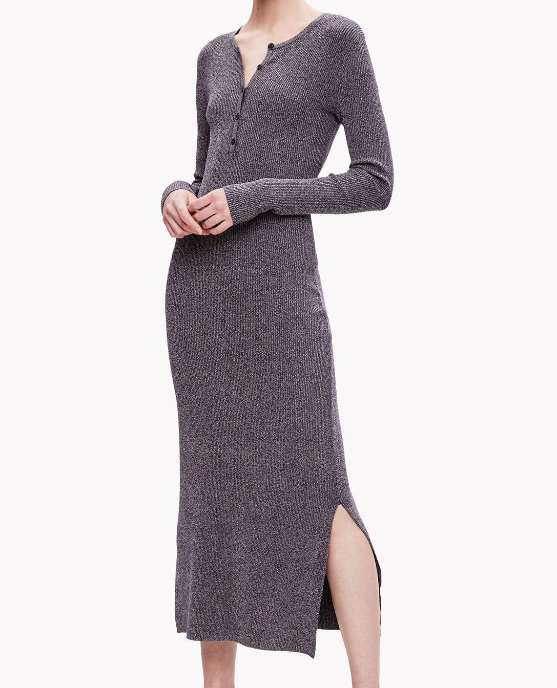 henley sweater dress