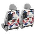 thumbnail image 2 of Patriotic roosters fireworks galore Kick Mats (29 Pack) - Car Seat Back Protectors, Premium Waterproof Fabric, Reinforced Corners to Prevent Sag, and Mesh Pockets for Large Storage, 2 of 5