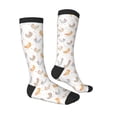thumbnail image 3 of Balery Funny Chicken Printed Novelty Socks Men's Women's Crew Socks Sports Socks Knee High Socks Cotton Socks Quirky and Cool Socks, 3 of 9
