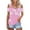 #0039-Pink, variant on Summer Cold Shoulder Tops for Women V Neck Short Sleeve Shirts Ladies Flora Print Casual Blouse Going Out Outfits