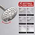 thumbnail image 5 of sumerain Bathtub Shower Faucet Set With Valve, Brushed Nickel Tub Shower Faucet Set Complete Included Shower Valve Tub Shower Trim Kit, 5 of 16