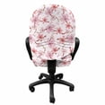 thumbnail image 3 of East Office Chair Slipcover, Gentle Cherry Blossom Sakura Flower Spring Season Inspired Japanese Foliage Love, Protective Stretch Decorative Fabric Cover, Standard Size, Pale Pink Blush, by Ambesonne, 3 of 5