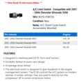 thumbnail image 2 of A/C Limit Switch - Compatible with 2001 - 2006 Chevy Silverado 3500 2002 2003 2004 2005, 2 of 2