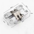 thumbnail image 2 of Jinyi Hin , Zinc Alloy Invisible Hins With Satin Finish For Folding Door (2pcs), 2 of 5