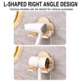 thumbnail image 3 of TIMIFIS Storage Rack Portable Storage Rack, Non Punching Bathroom Universal Foldable Hair Dryer Bracket, Wall Mounted Bathroom Storage Rack Hooks/Hangers/Holders, 3 of 3