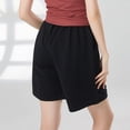 thumbnail image 4 of Yuyuzo Women's Wide Leg Shorts Summer Casual High Waist Solid Color Short Pants Ladies Loose Lounge Trousers, 4 of 7
