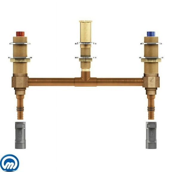 Moen 1248, Chrome Plastic 1/2 Adapters Roman Tub Valve