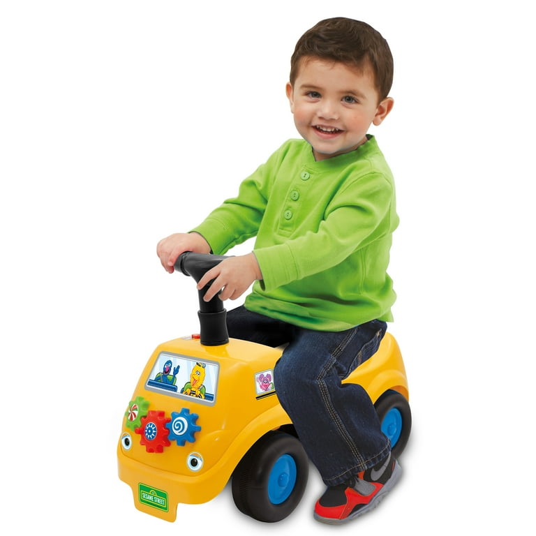 Kiddieland Elmo Ride-On, Lights N' Sounds, Push & Pedal, for