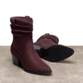 thumbnail image 2 of BURUDANI Women's Slouchy Western Ankle Boots, 2 of 6