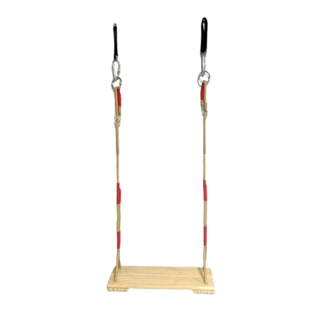 Lipstore Hanging Wood Swing Accessories Ornament Outdoor Toys for Kids Backyard Girls