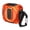 Orange, variant on Compatible with AirPods 4th Generation Case with Keychain, Secure Lock Full Body Protective for New AirPods 4 Charging Cover (2024),Black