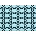 thumbnail image 1 of Ahgly Company Machine Washable Indoor Rectangle Transitional Blue Jay Blue Area Rugs, 6' x 9', 1 of 7