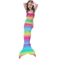 thumbnail image 2 of Girls Mermaid Tail Swimsuit Bikini Set Swimwear Swimming Costume Bathing, 2 of 4