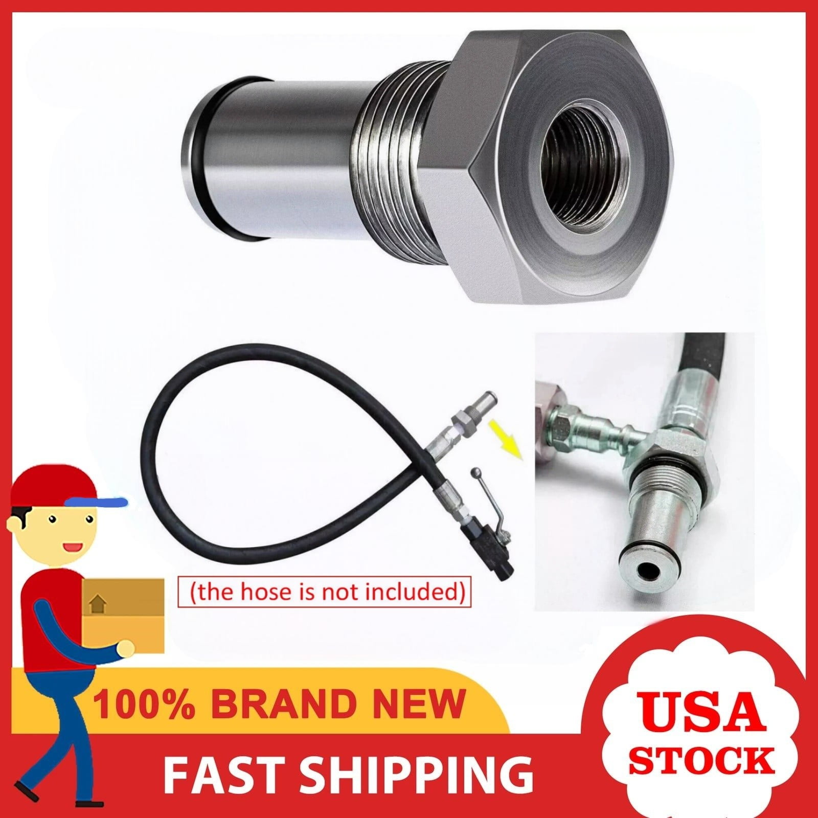 ✅For Ford 6.0L Powerstroke 6.0 High Pressure Oil System IPR Air Test Fitting Kit