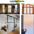 thumbnail image 2 of TuseyRxln Static Window Film Self adhesive Window Film Blackout Film Anti Peek Window Film Frosted Kitchen Office Bathroom 45 x 200CM, 2 of 5