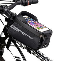 LLGLTOMO Small Waterproof Front Frame Bag, 2.5L Capacity (Black)