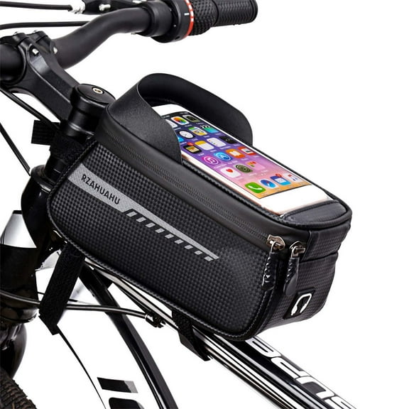 LLGLTOMO Small Waterproof Front Frame Bag, 2.5L Capacity (Black)