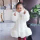 thumbnail image 2 of Abrigo de piel sintética para niñas, otoño e invierno, estilo coreano, piel de zorro y visón sintético, chaqueta acolchada de algodón para bebés engrosada, 2 of 5