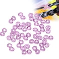thumbnail image 2 of Set For Making Unique Items 500 Pieces/set Rainbow S Shaped Rubber Band DIY Jewelry Accessories With Elastic Buckle To Secure Jewelry, Purple, 2 of 8