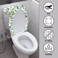 thumbnail image 4 of HELLHERO Cactus Keep Dust Stain for Indoor Home, Soft Polyester Fabric Toilet Lid Covers, Adjustable, Elastic Bottom, 2 Piece Set, 4 of 8