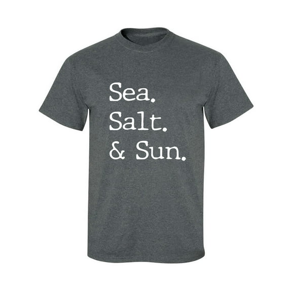 Sea. Salt. & Sun. Adult Short Sleeve T-shirt