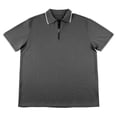 thumbnail image 4 of VgaVtl Polo for Men Short Sleeve Summer Knit Men's Tee Shirts Vacation Zipper Casual Collared Solid Color, 4 of 9