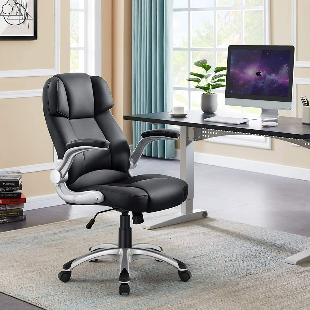 Tribesigns Ergonomic High Back Big & Tall PU Leather Office Chair Large
