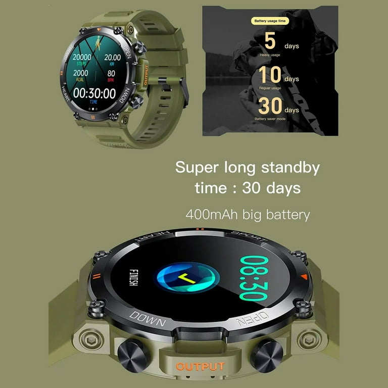 Army style smartwatch deals