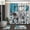 4Pcs Set(Turquoise), variant on PLUTARCHON 4pcs Highland Cow Bathroom Set - Turquoise Fabric Shower Curtain & Rug, Get Naked Funny Modern Decor, 70.8"x70.8"