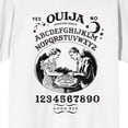 thumbnail image 6 of Ouija Game Black And White Game Art Crew Neck Short Sleeve Women's White T-shirt - 4XLB, 6 of 7