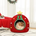 thumbnail image 4 of Ganfancp Christmas Cats Bed Dog Bed Fall And Winter Warm Pet Bed Kitty House Pet Supplies Detachable Pet Bed Pet Villa Ofertas Del Día Liquidación 1X Perrera, 4 of 6