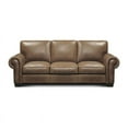 thumbnail image 2 of GTR Leather Valencia 100% Top Grain Hand Antiqued  Traditional Sofa, 2 of 6