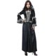 thumbnail image 3 of 2022 Halloween Skeleton Lace Witch Costume Ghost Day Party Party Cos Witch Long Dress Costume, 3 of 4