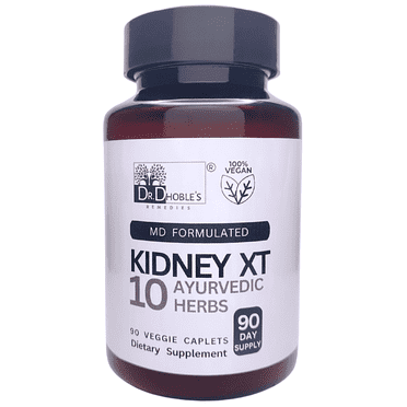 Dr. Dhoble's Remedies Kidney XT - MD Made Kidney Cleanse, Detox & Repair Supplement, 10 in 1 Ayurvedic Herbs, Renal & Bladder Health Support, Detoxify, Flush Impurities, Stones 90 Pills