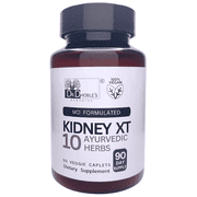 Dr. Dhoble's Remedies Kidney XT - MD Made Kidney Cleanse, Detox & Repair Supplement, 10 in 1 Ayurvedic Herbs, Renal & Bladder Health Support, Detoxify, Flush Impurities, Stones 90 Pills