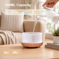 thumbnail image 5 of Fimilo 500ml Aroma Diffuser with 6*10ml Essential Oil with Remote Control for Large Room Home Office Car, Aromatherapy Fragrant Oil Air Humidifier Vaporizer for Gift, 5 of 11