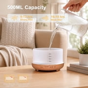 Fimilo 500ml Aroma Diffuser with 6*10ml Essential Oil with Remote Control for Large Room Home Office Car, Aromatherapy Fragrant Oil Air Humidifier Vaporizer for Gift