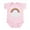 Petal Pink, variant on CafePress - Rainbow Infant Creeper - Baby Light Bodysuit, Size Newborn - 24 Months
