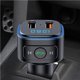 thumbnail image 3 of Bluetooth Car Mp3 Player 18W 12 / 24V Universal Qc3.0 Fast Car Charger Manos Libres Llamadas Reproduce Usb Flash Drive Adaptador De Audio Inalámbrico Para Automóvil Con Luz Colorida Monstrate VI007078-00, 3 of 7