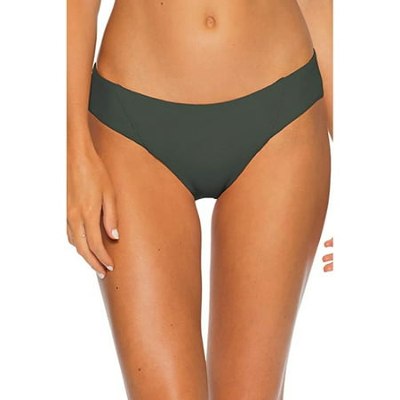 Becca by Rebecca Virtue American Ribbed Hipster Bikini Bottom  Basil  L