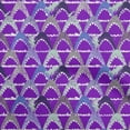 thumbnail image 1 of oneOone Cotton Jersey Purple Fabric Ocean Shark Sewing Fabric By The Yard Printed Diy Clothing Sewing Supplies 58 Inch Wide, 1 of 4