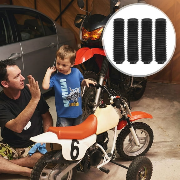 HEMOTON  4 Pcs Motorcycle Protector Shock Absorber Sleeves Dirt Bike Fork Covers Man
