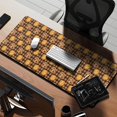 thumbnail image 2 of Long Mouse Pads for Desk,Plaid Pumpkin Halloween Pattern Desk Mats on Top Of Desks, Desk Mouse Pad Extra Large with 3mm Non-Slip Base and Stitched Edge for Gaming,Office,Work,Home 35.4x15.7in, 2 of 5